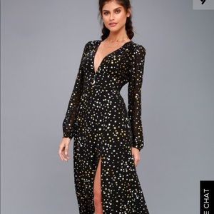 Sparks Fly Lulus Black Dress